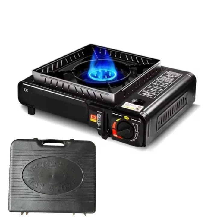 Portable Butane Camping Stove with Carry Case